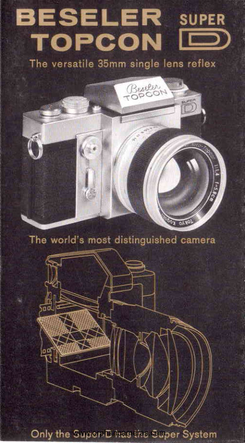 BESELER TOPCON SUPER D FLIER manual cover