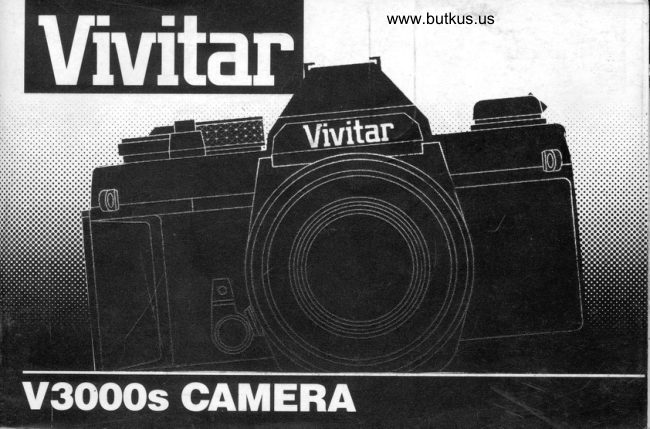 Vivitar V3000S manual cover