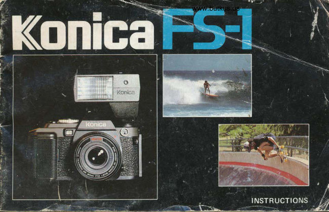Konica FS-1 manual cover