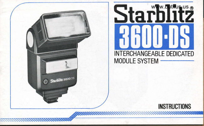 Starblitz 3600-DS manual cover