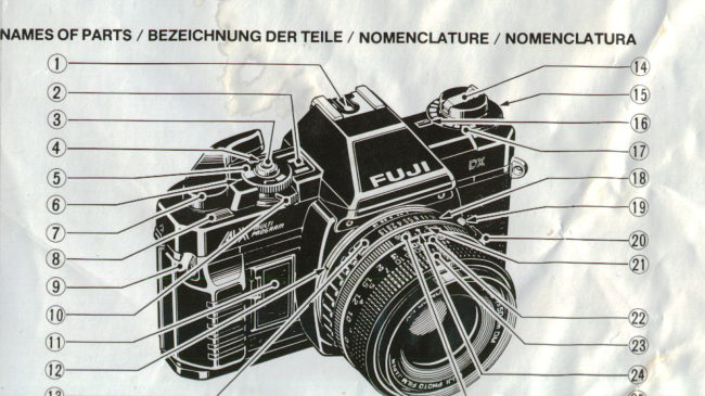Fujica AX Multi Program manual cover