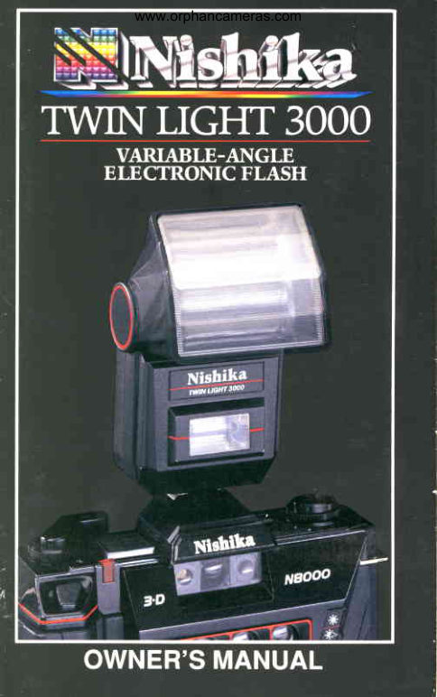 Nishika Twin Light 3000 Flash manual cover