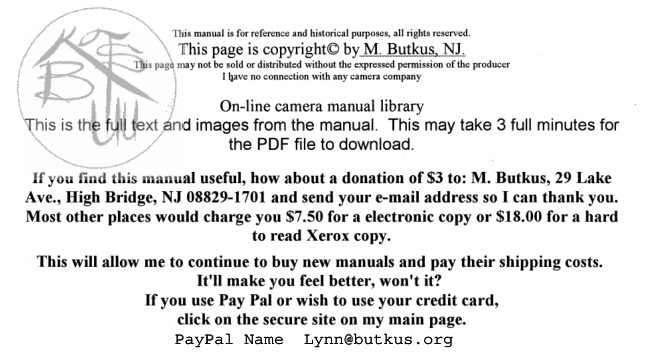 Pentacon One manual cover