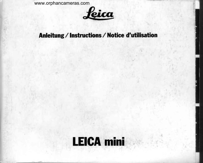 Leica SEE ANOTHER manual cover