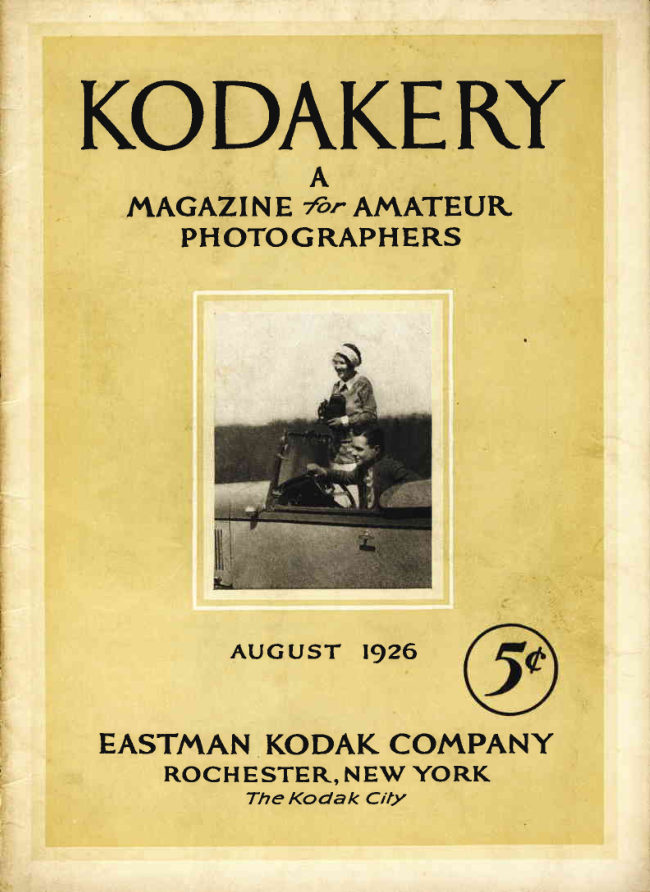 Kodak August 1926 manual cover