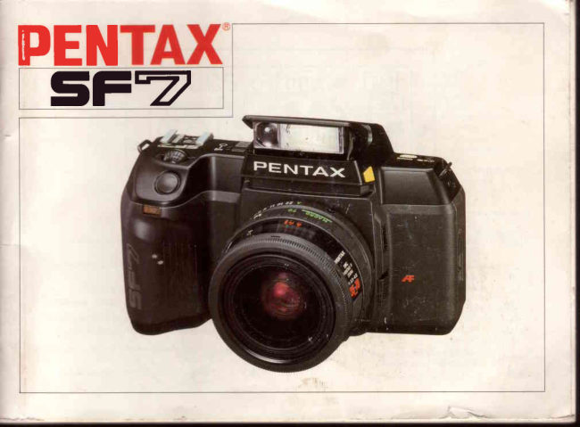 Pentax SF7 manual cover