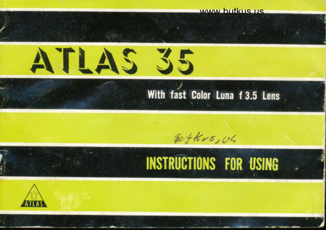 Atlas 35 manual cover