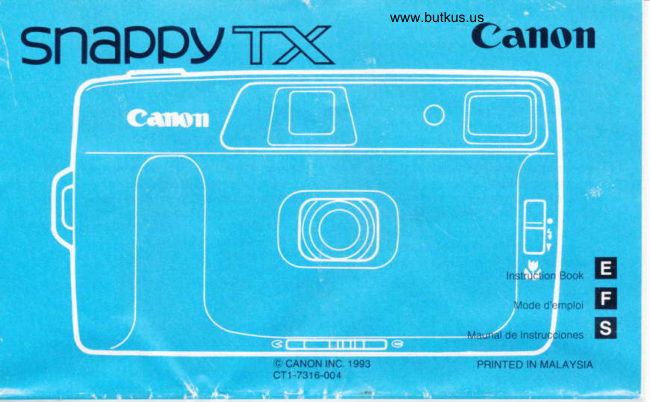 canon snappy tx manual cover