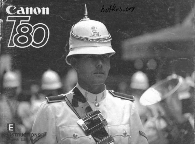 Canon T80 manual cover