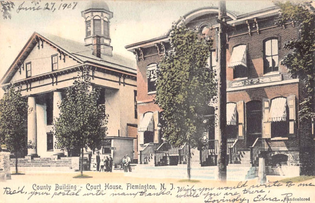 Flemington Court House 1907 manual cover