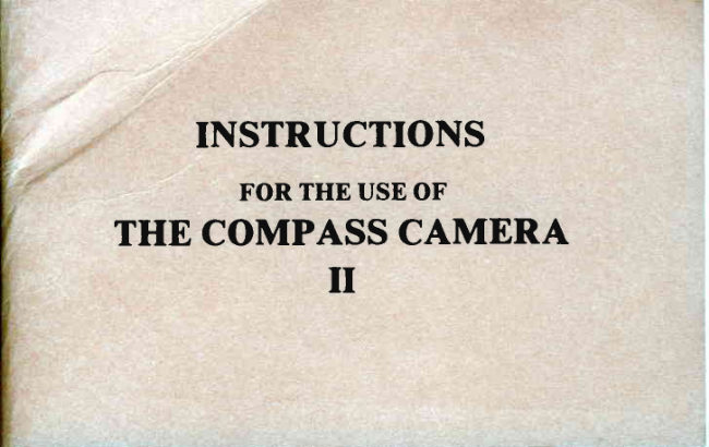 COMPASS II CAMERA manual cover
