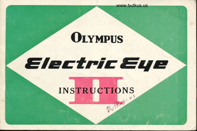 Olympus Electric Eye II manual cover