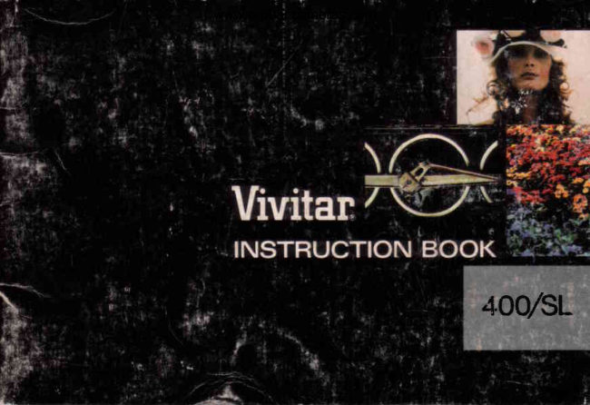 Vivitar 400/SL manual cover