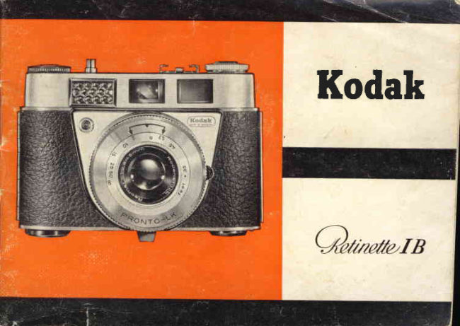 Kodak Retinette Ib manual cover