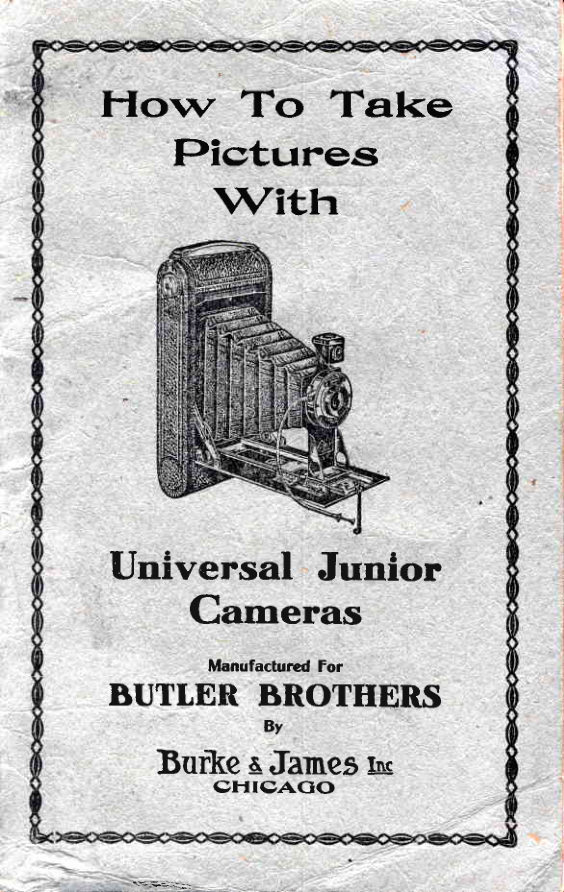 Universal Junior Cameras manual cover
