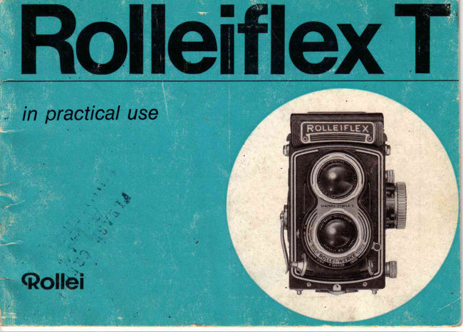 Rolleiflex T manual cover