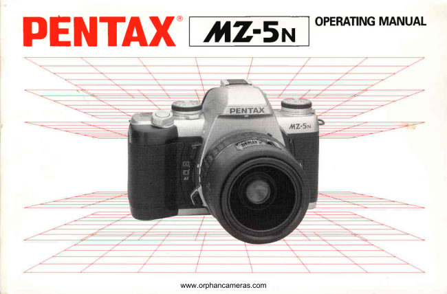 Pentax MZ-5 manual cover