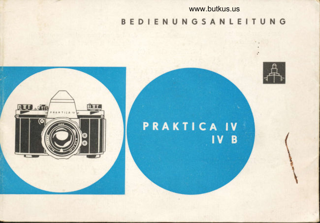Praktica IV / IV B manual cover