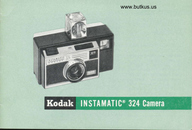Kodak Instamatic 324 manual cover