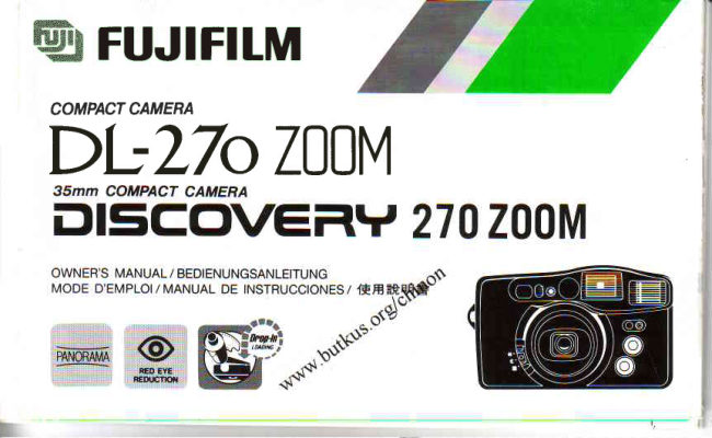 Fujifilm DL-270 manual cover