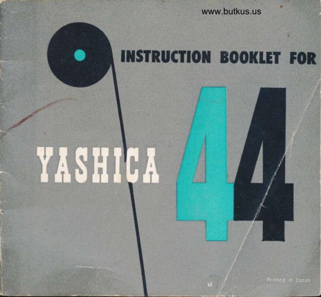 Yashica-44 manual cover