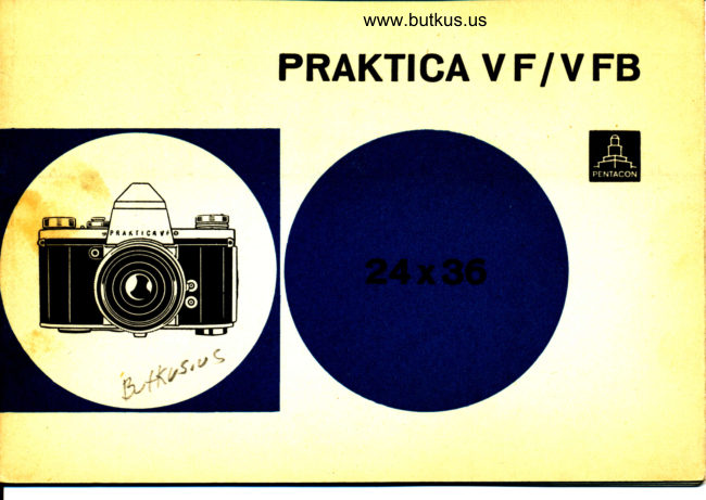 Praktica VF / VFB manual cover