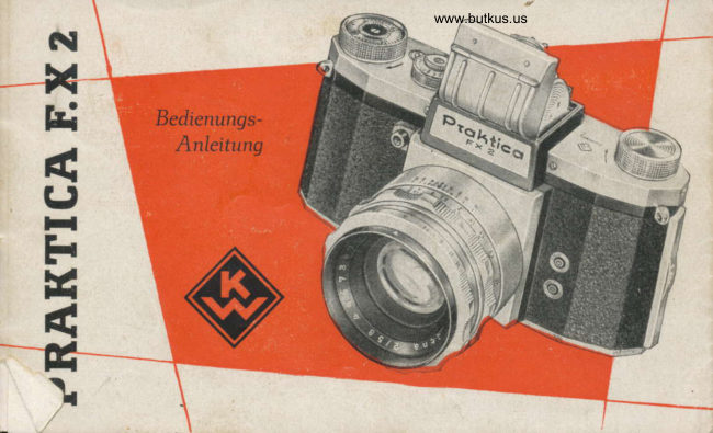 Praktica FX2 manual cover