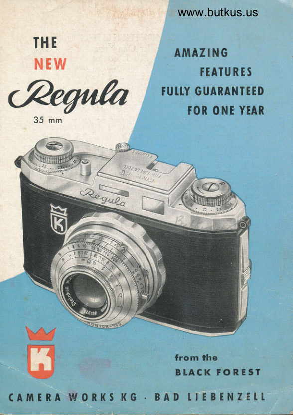 Regula Booklet manual cover