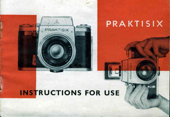Praktica PRAKTISIX manual cover