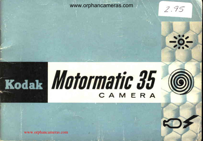 Kodak Motormatic 35 manual cover