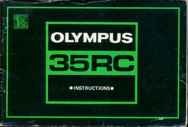 Olympus 35RC manual cover