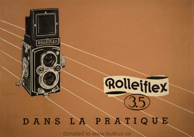 Rolleiflex MX EVS manual cover