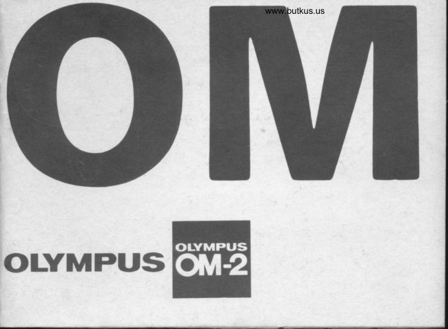 Olympus OM-2 Käyttöohje manual cover