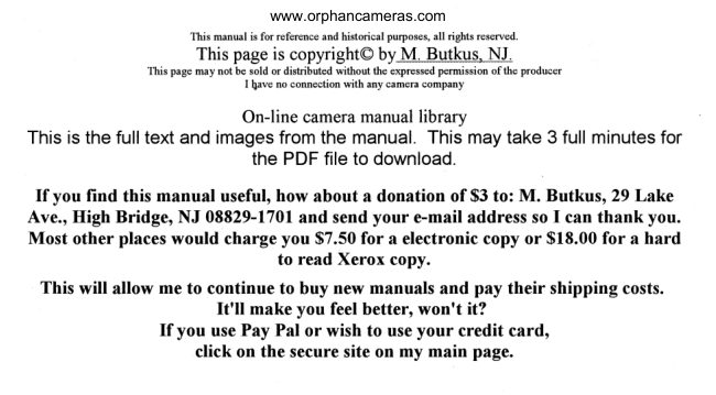 Exakta — continuation manual cover