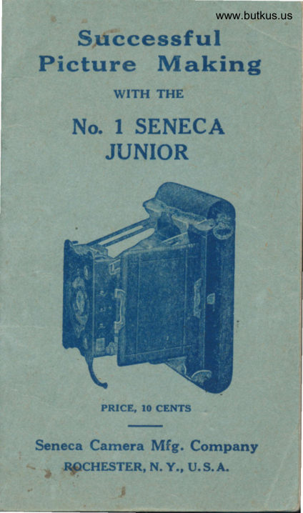 Seneca No. 1 Jr manual cover
