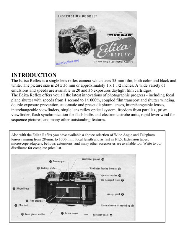 Edixa Mat manual cover