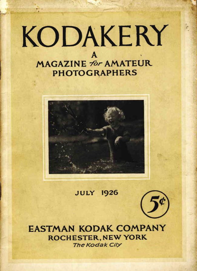 Kodak July 1926 manual cover