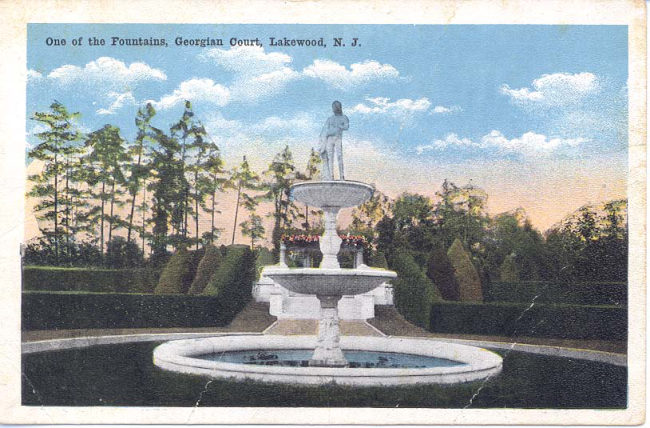 Fountain, Georgian Court, Lakewood, NJ manual cover