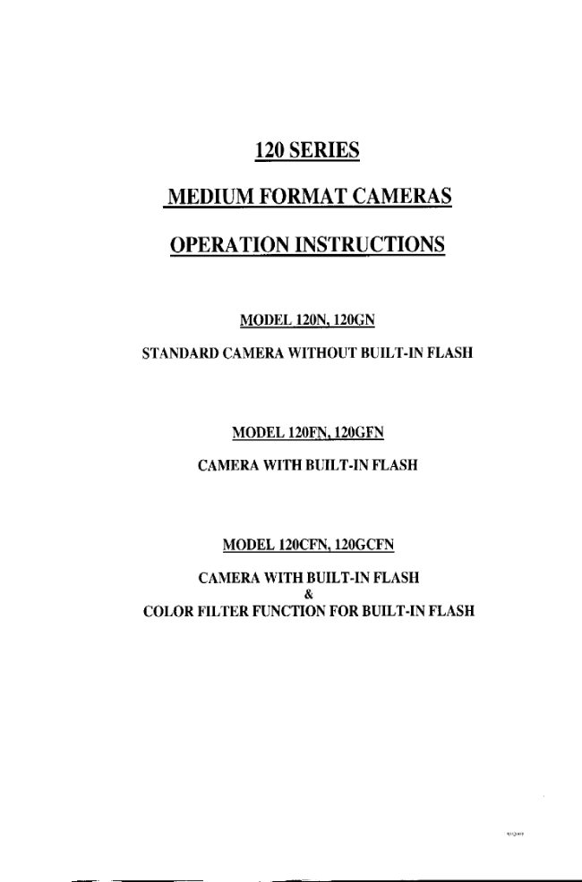 Holga 120 manual cover