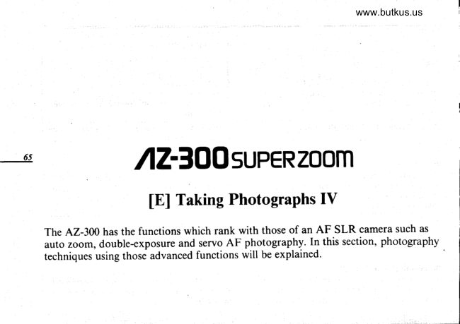 Olympus Az 300 Superzoom 02 manual cover