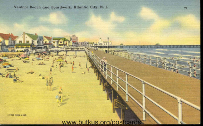 Atlantic City - Ventnor Ave. - 1940s manual cover