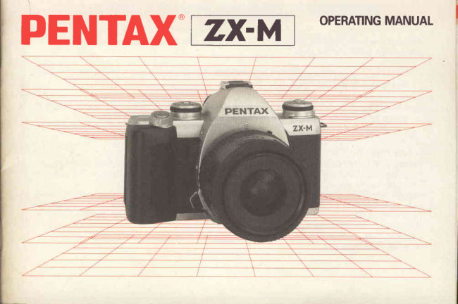 Pentax ZX-M manual cover