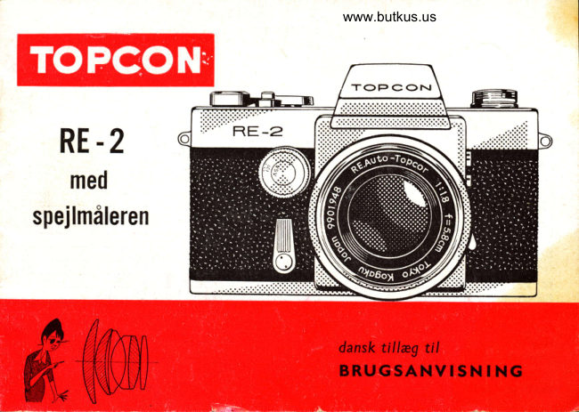 Topcon RE-2 Brugsanvisning manual cover