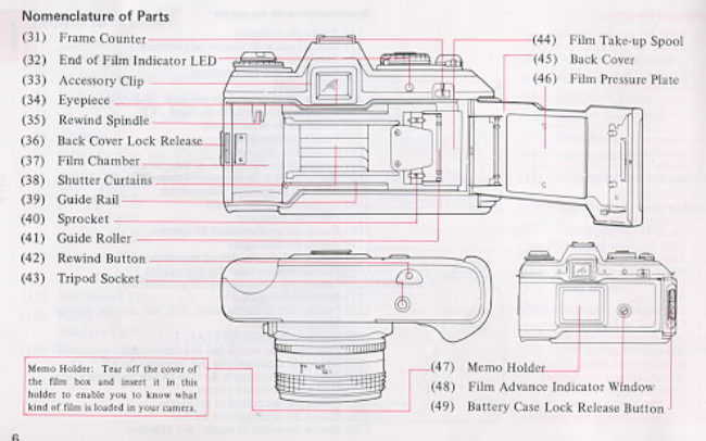 Konica Larger of image of back FT-1 manual cover