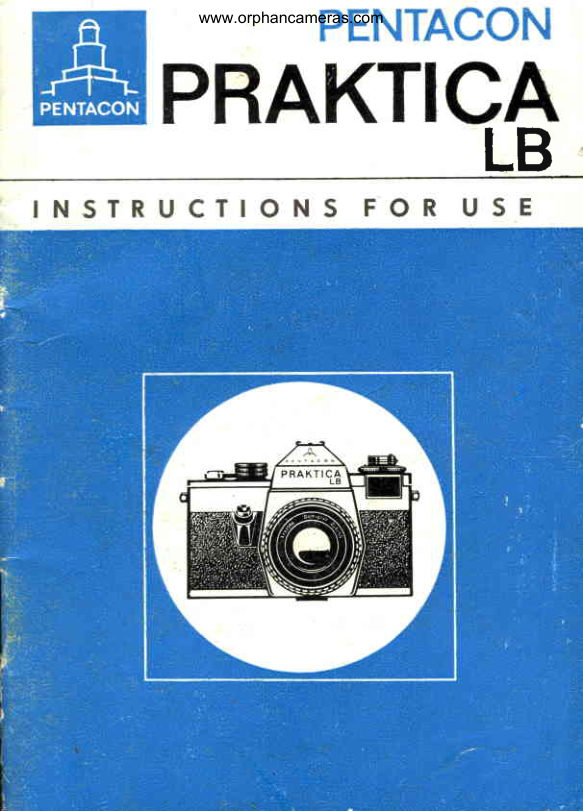 Praktica LB manual cover