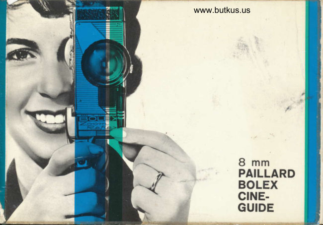Paillard Bolex Cine Guide Not instruction on the camera manual cover