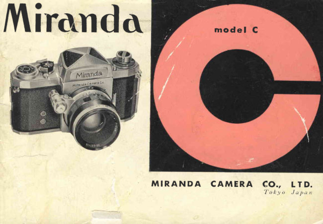 Miranda C manual cover
