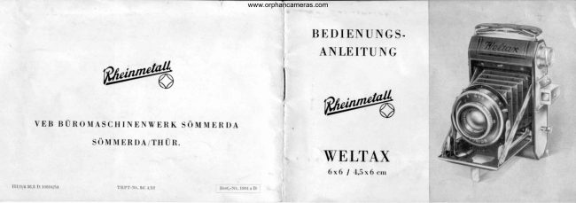 Weltax Instruktionsmanualer manual cover