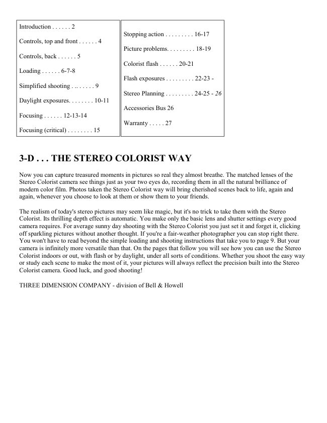 Stereo Colorist manual cover