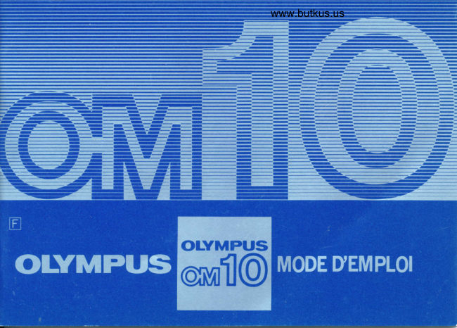 OLYMPUS OM10 manual cover